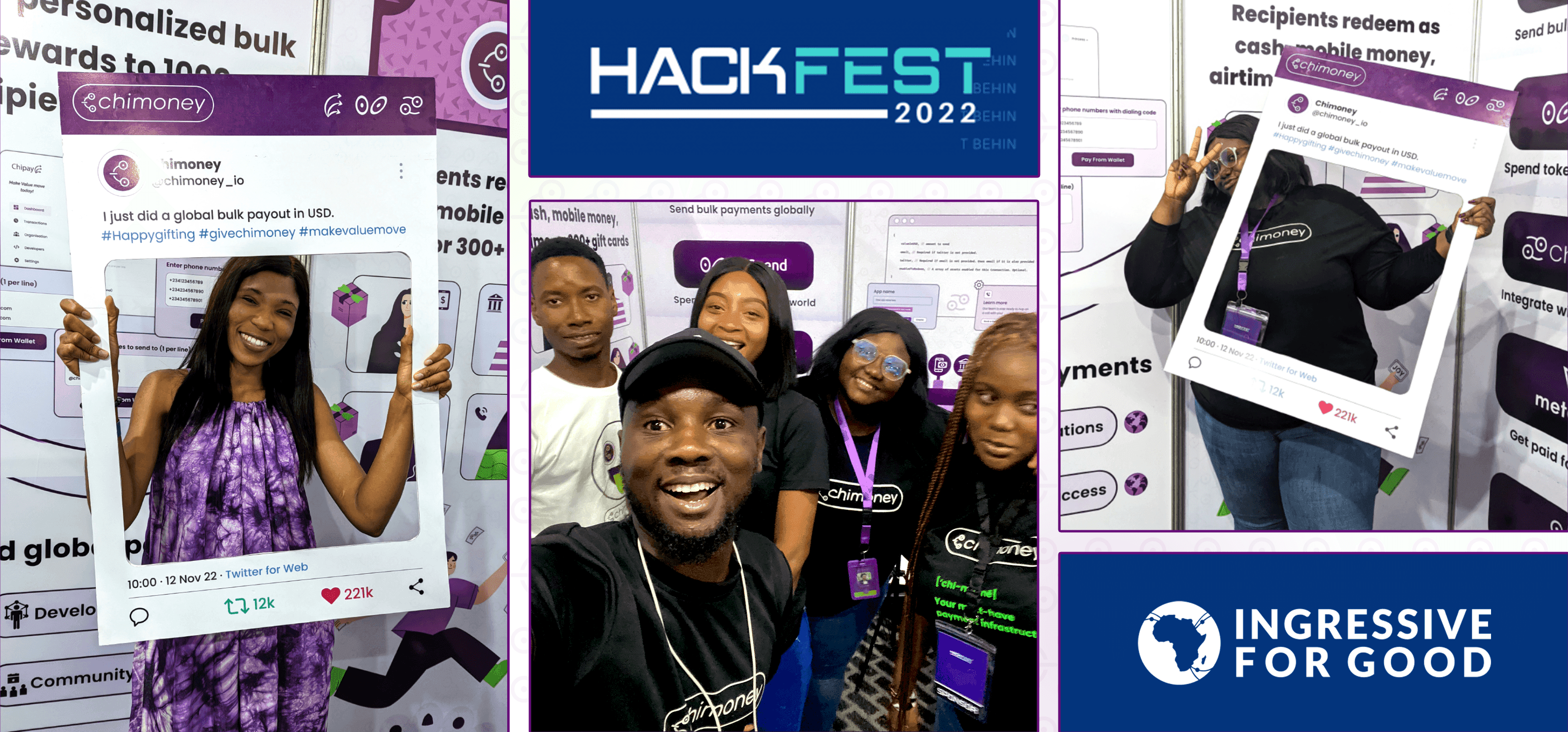 Chimoney ChiHeroes at Ingressive for Good I4GHACKFEST2022